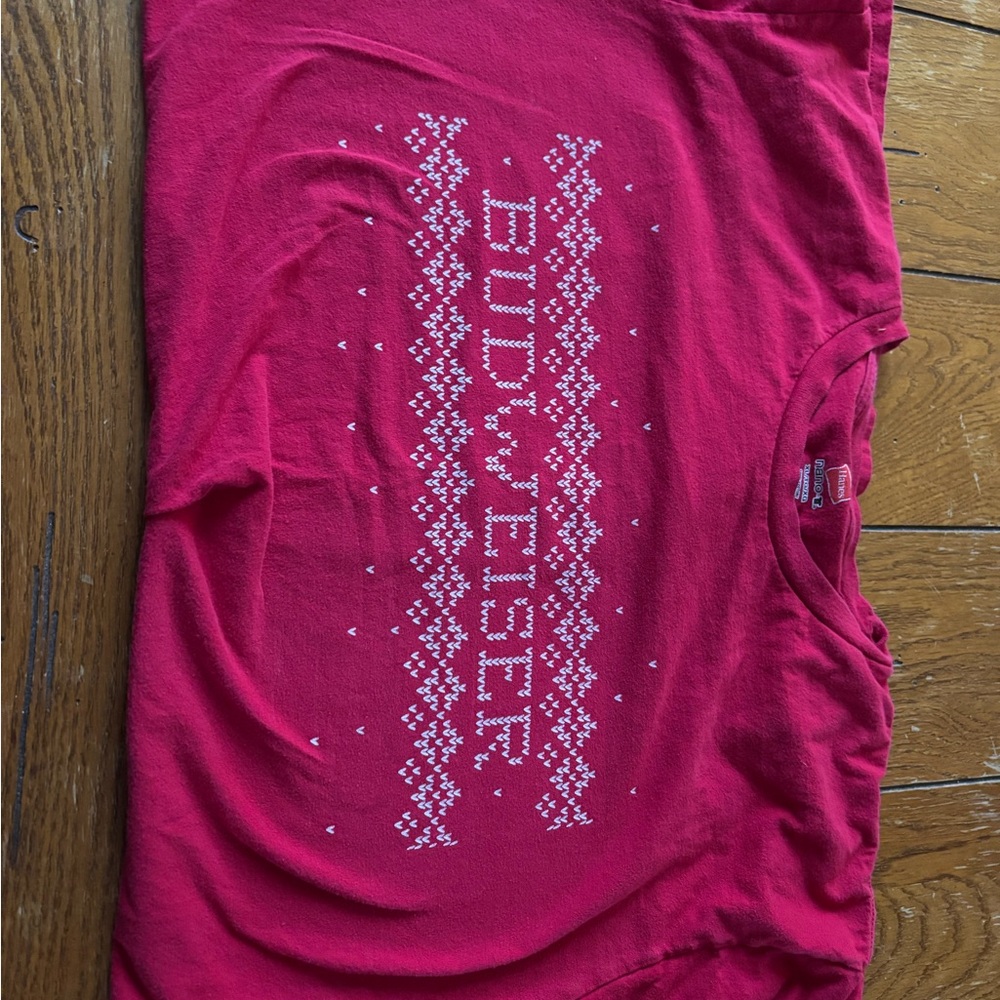 Red Budweiser Graphic T-Shirt